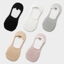Загрузить изображение в средство просмотра галереи, 5 pairs of cotton silicone non-slip slippers socks