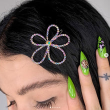 Load image into Gallery viewer, Crystal Big Flower Hairpin