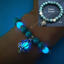 Load image into Gallery viewer, Natural stone yoga healing luminous bracelet
