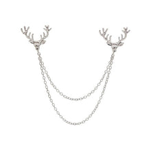Load image into Gallery viewer, Leaf Elk Wing Palm Brooch
