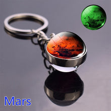 Load image into Gallery viewer, Luminous Solar System Planetary Keychain
