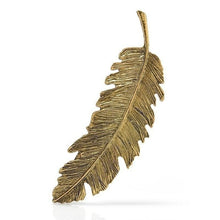 Load image into Gallery viewer, Leaf feather hairpin

