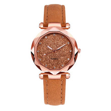 Load image into Gallery viewer, Fashion colorful ultra-thin leather rhinestone watch
