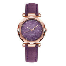 Load image into Gallery viewer, Fashion colorful ultra-thin leather rhinestone watch
