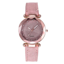 Load image into Gallery viewer, Fashion colorful ultra-thin leather rhinestone watch
