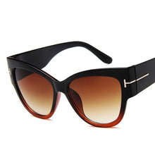 Load image into Gallery viewer, New fashion cat eye gradient dot sunglasses
