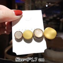 Загрузить изображение в средство просмотра галереи, 3 pieces/set of acrylic imitation pearl hair clips
