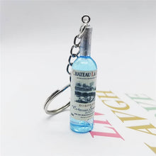 Load image into Gallery viewer, Novelty resin beer bottle keychain
