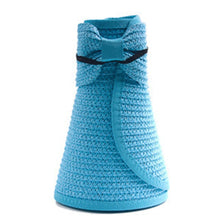 Load image into Gallery viewer, Beach straw hat with big brim UV protection
