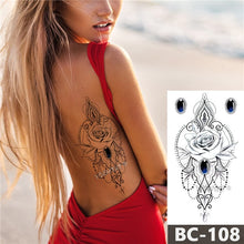 Загрузить изображение в средство просмотра галереи, Lace totem lotus tattoo decal

