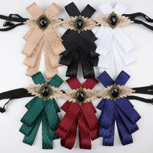 Load image into Gallery viewer, Vintage embossed costume jewelry bow tie
