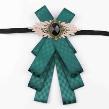 Load image into Gallery viewer, Vintage embossed costume jewelry bow tie
