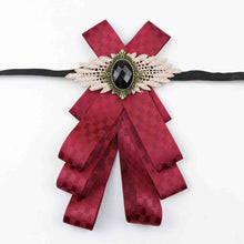 Load image into Gallery viewer, Vintage embossed costume jewelry bow tie
