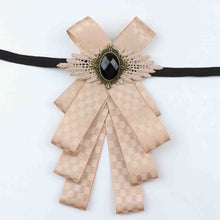 Load image into Gallery viewer, Vintage embossed costume jewelry bow tie
