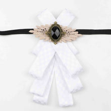 Load image into Gallery viewer, Vintage embossed costume jewelry bow tie
