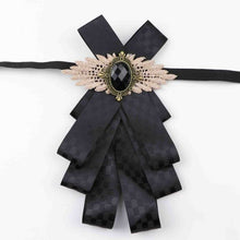 Load image into Gallery viewer, Vintage embossed costume jewelry bow tie
