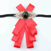 Load image into Gallery viewer, Vintage embossed costume jewelry bow tie
