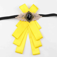 Load image into Gallery viewer, Vintage embossed costume jewelry bow tie
