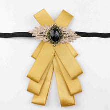 Load image into Gallery viewer, Vintage embossed costume jewelry bow tie
