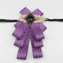 Load image into Gallery viewer, Vintage embossed costume jewelry bow tie
