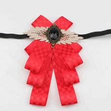 Load image into Gallery viewer, Vintage embossed costume jewelry bow tie
