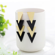 Загрузить изображение в средство просмотра галереи, Geometric long hanging earrings
