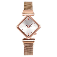 Load image into Gallery viewer, Magnet buckle gradient color square watch
