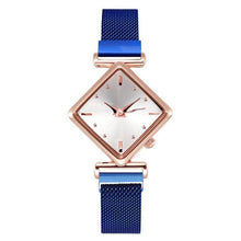 Load image into Gallery viewer, Magnet buckle gradient color square watch
