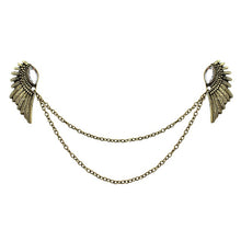 Load image into Gallery viewer, Leaf Elk Wing Palm Brooch
