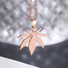Load image into Gallery viewer, Maple Leaf Necklace
