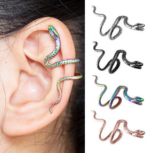 Загрузить изображение в средство просмотра галереи, Snake-shaped ear clips without perforations
