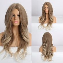 Загрузить изображение в средство просмотра галереи, Long wavy natural middle part wig
