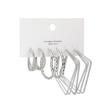Загрузить изображение в средство просмотра галереи, 6 pairs/set Fashion round earrings
