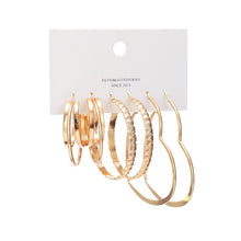 Загрузить изображение в средство просмотра галереи, 6 pairs/set Fashion round earrings
