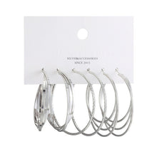 Загрузить изображение в средство просмотра галереи, 6 pairs/set Fashion round earrings
