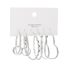 Загрузить изображение в средство просмотра галереи, 6 pairs/set Fashion round earrings
