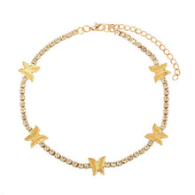 Load image into Gallery viewer, Icy Butterfly Rhinestone Necklace
