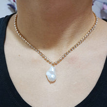 Load image into Gallery viewer, Fashion  Pearl Geometric Necklace
