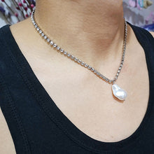 Load image into Gallery viewer, Fashion  Pearl Geometric Necklace
