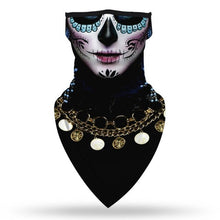 Load image into Gallery viewer, Indian Witch Cosplay Mask Neck Scarf
