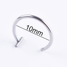 Load image into Gallery viewer, Medical titanium steel nose ring lip ring
