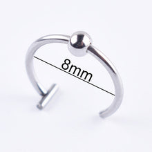 Load image into Gallery viewer, Medical titanium steel nose ring lip ring
