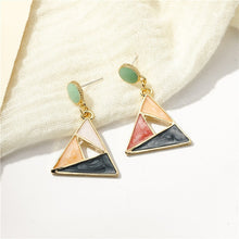 Load image into Gallery viewer, Vintage Matte Metal Earrings
