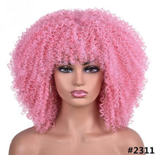 Load image into Gallery viewer, Weird Curly Hair with Bangs Cosplay Wig
