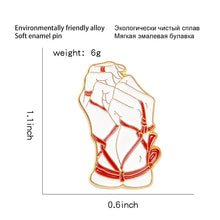 Загрузить изображение в средство просмотра галереи, Creative fashion art act hand tied shirt badge
