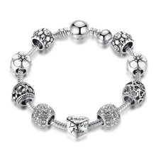 Загрузить изображение в средство просмотра галереи, Love and flower beads ladies bracelet
