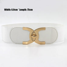 Загрузить изображение в средство просмотра галереи, Black and white wide-breasted lace belt
