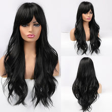 Загрузить изображение в средство просмотра галереи, Long wavy natural middle part wig
