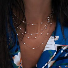 Load image into Gallery viewer, Fashion golden crystal star necklace
