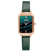 Загрузить изображение в средство просмотра галереи, Fashion Square Watch Bracelet Set Green Dial
